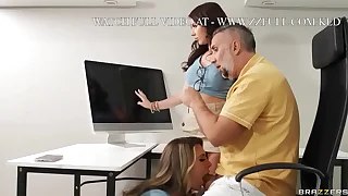 Nerdy Douche Girls Fucked 24 Noontide A Day.Ella Reese, Charly Summer / Brazzers  / stream vigorous from www.zzfull.com/ked