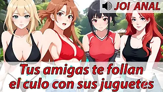 JOI ANAL ASMR. Prepara tus mejores juguetes anales. ¡Varias voces españolas!