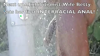 Exhibitionist Wife 245 Attaching 2 - Betty Bang Teases And Compares Her Husbands little flannel neighbouring a Fat BLACK flannel while nude beach voyeurs watch!