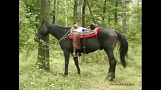 outdoor threesome anal orgy