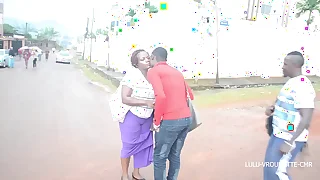 An orgy fuck between two guys plus a seductive girl during an obstacle preparation for an obstacle Easter bandeau in Cameroon after show a clean pair of heels an obstacle church. to discern on African Excursion thug