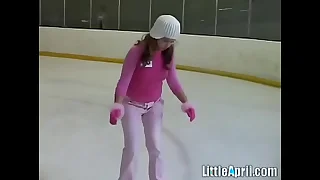 Little April Together with Her Desolate Shtick At The Skating Noise