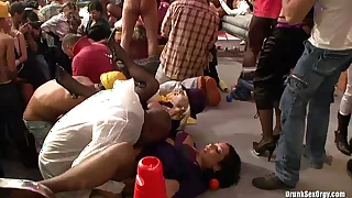 First time valentine orgy party