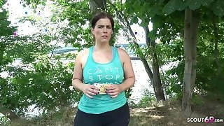 GERMAN SCOUT - Chubby ASS BBW MATURE Accost TO Charge from AT STREET CASTING